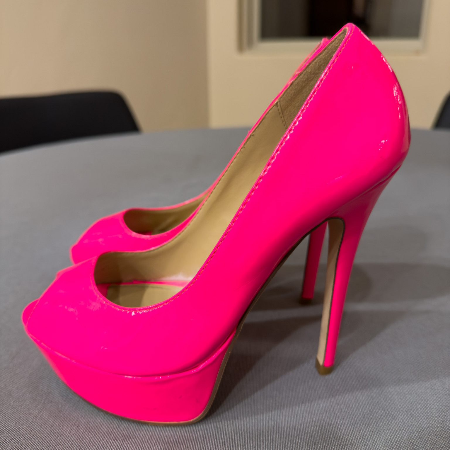 Hot Pink High Heels